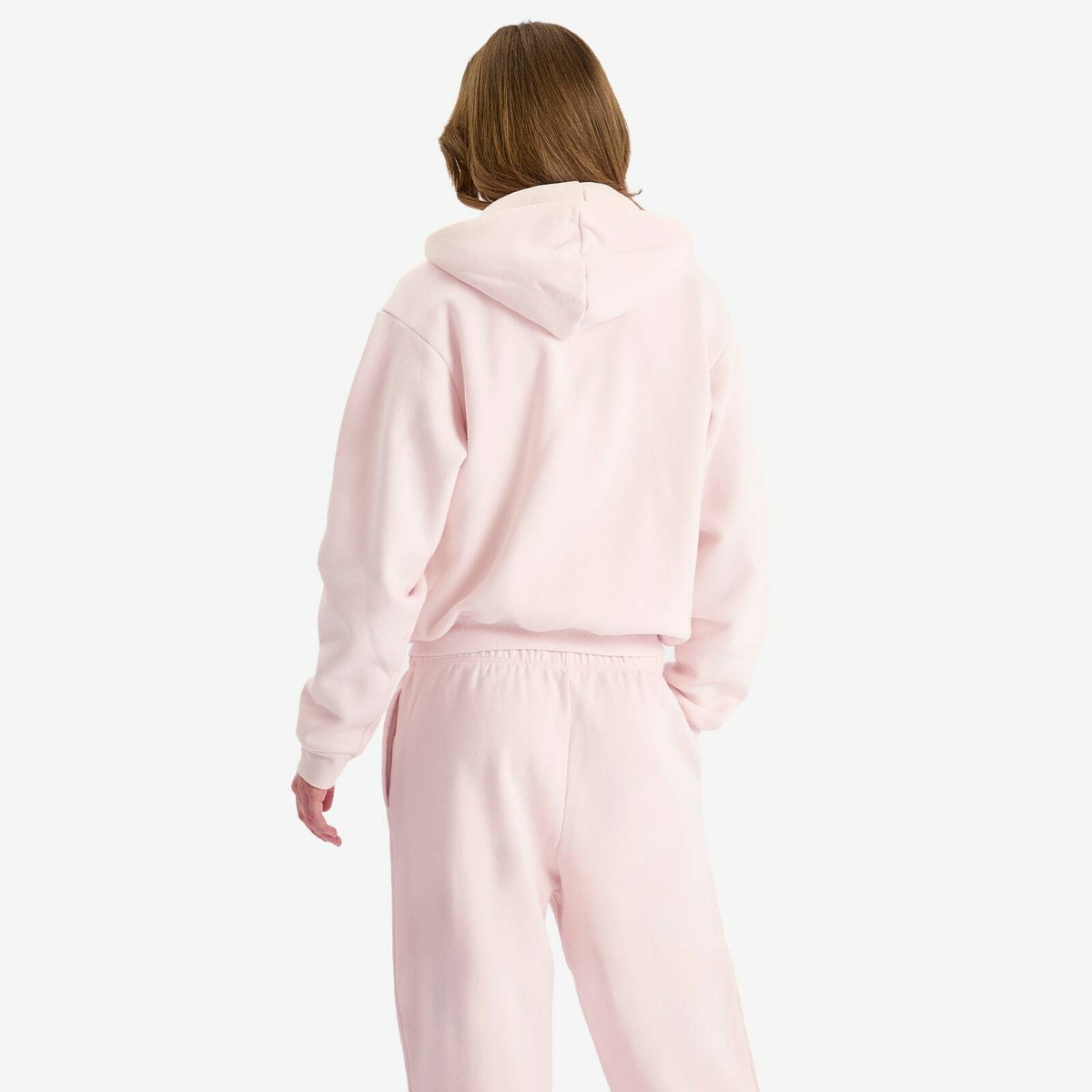 SKIMS Women's Cotton Fleece Classic Zip Up Hoodie in Barely