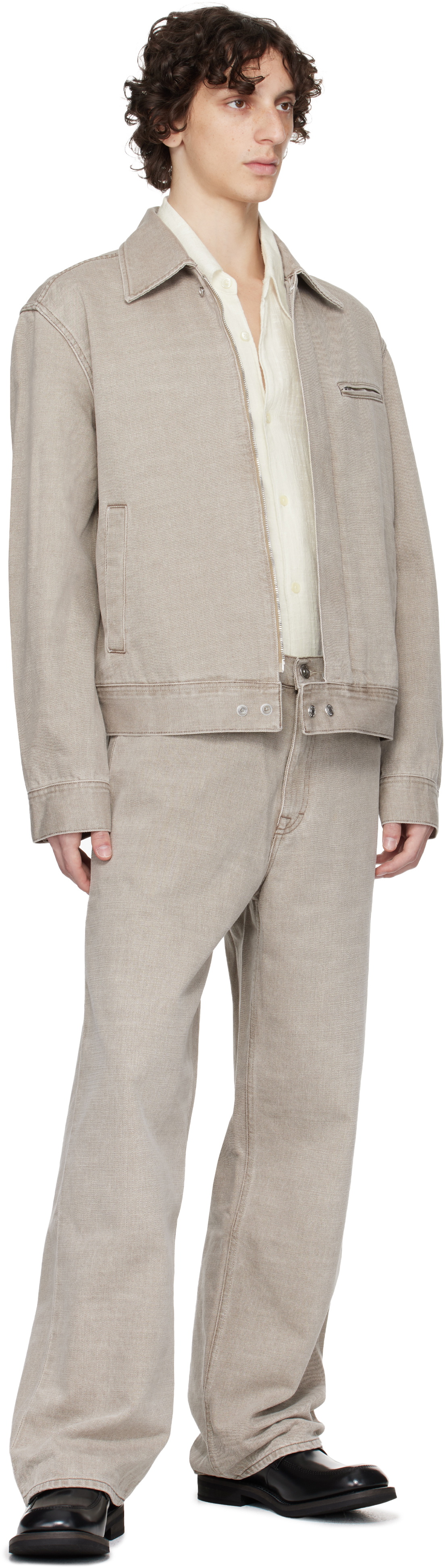 OUR LEGACY Taupe Vast Cut Jeans Our Legacy