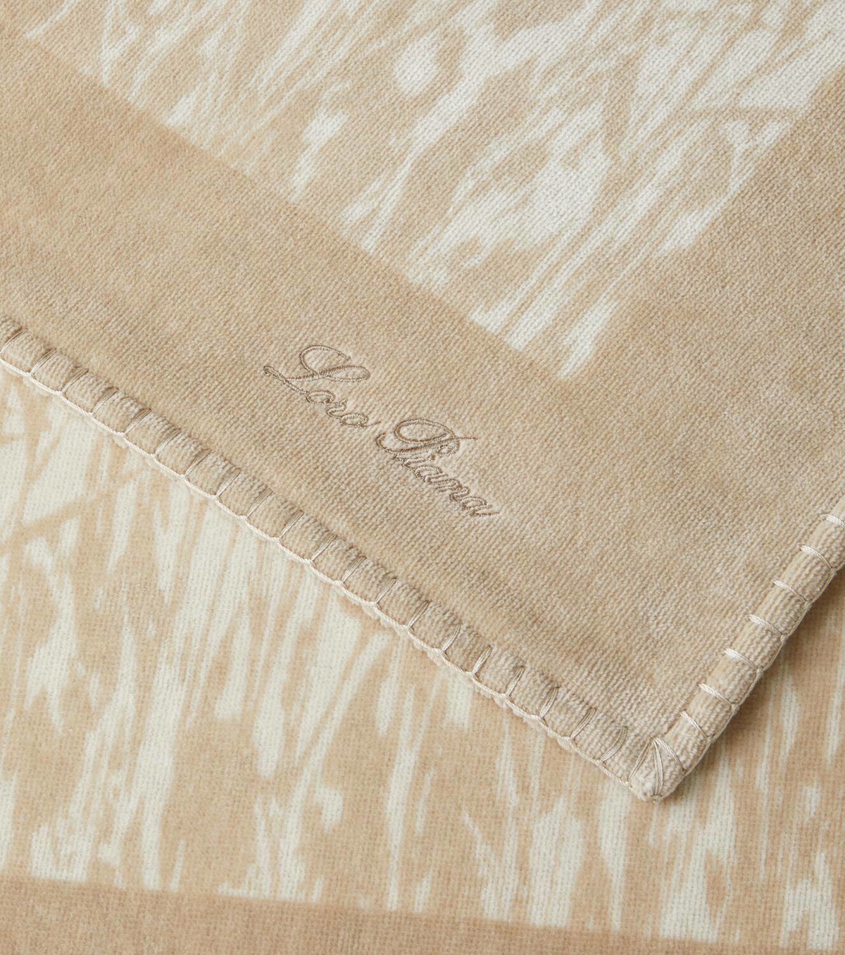 Loro Piana Campo Di Lino printed cotton beach towel