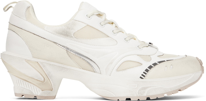 Photo: untitlab® Off-White Lace Ups Flex Heel Sneakers
