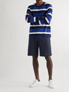 Club Monaco - Stretch Cotton and Modal-Blend Piqué Shorts - Blue