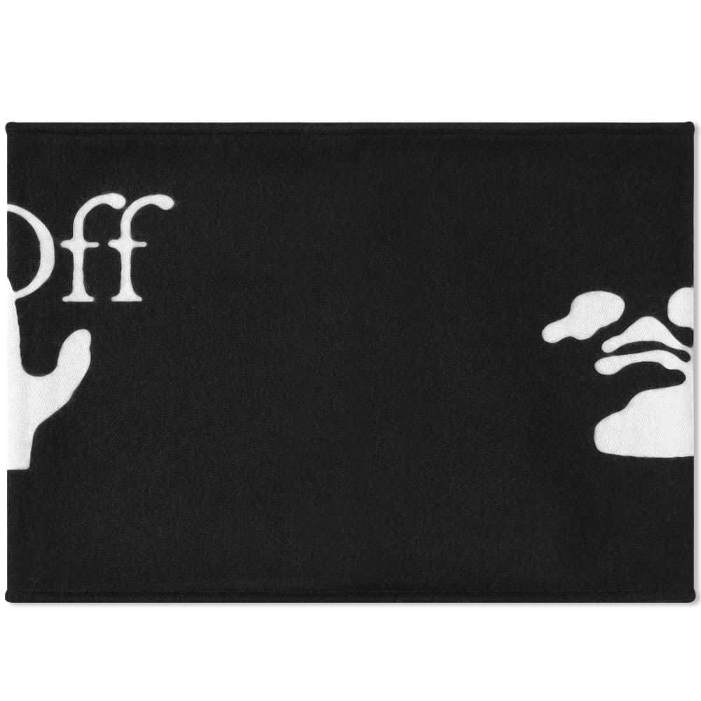 マフラー OFF-WHITE  LOGO SCARF 関税込】○OFF WHITE オフホワイト○SCARF ロゴ マフラー (Off-White