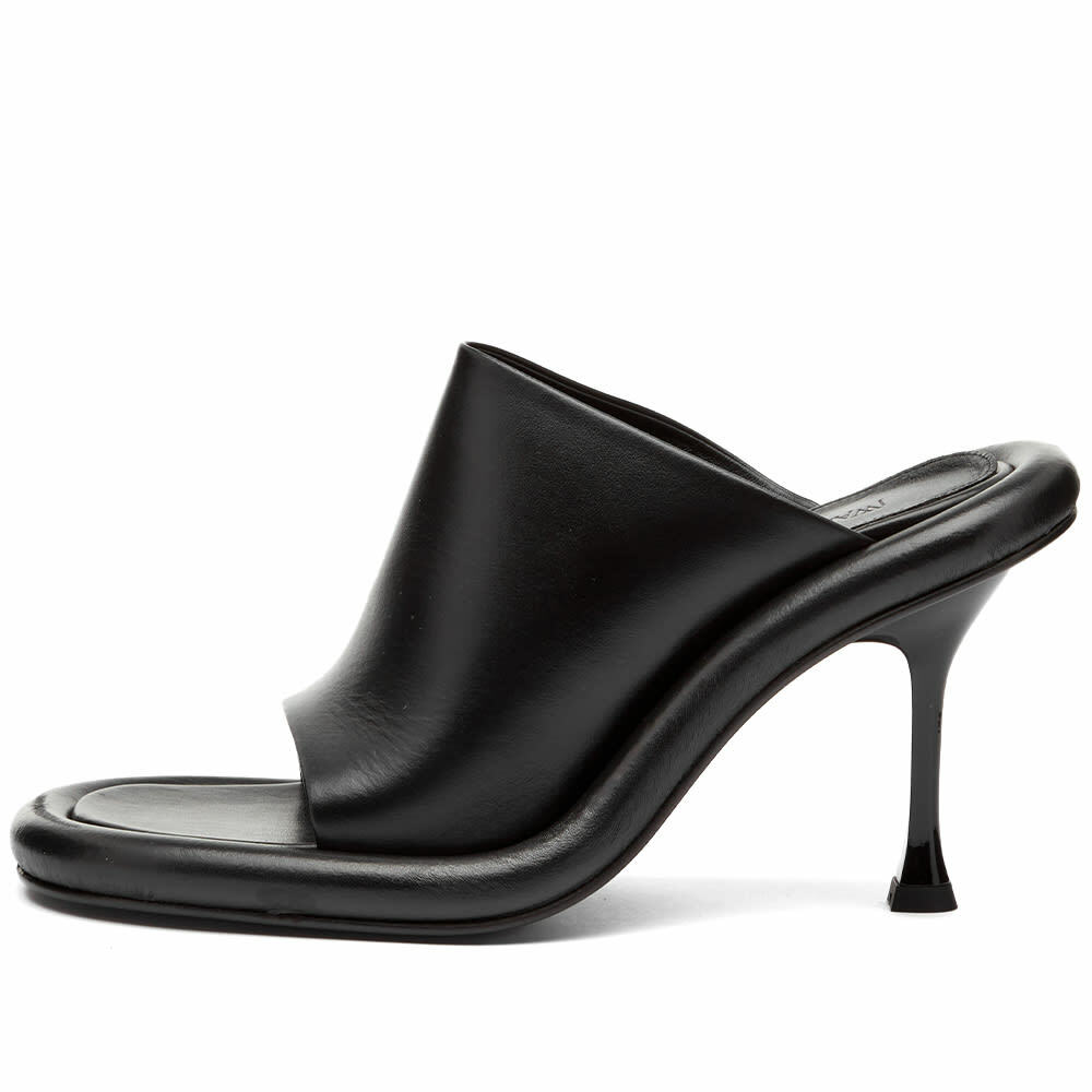 JW Anderson Women's Bumper Mule Heel in Black JW Anderson