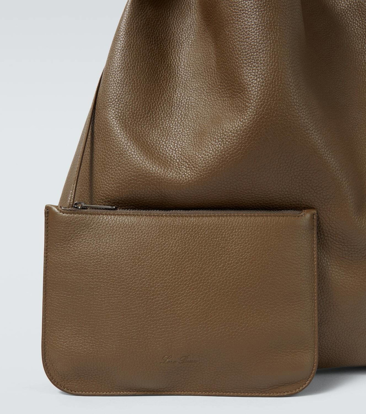 Loro Piana Bale Extra Large leather tote bag