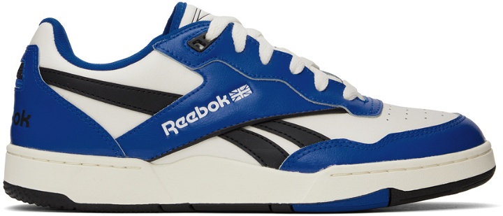 Photo: Reebok Classics Blue & White BB 4000 II Sneakers