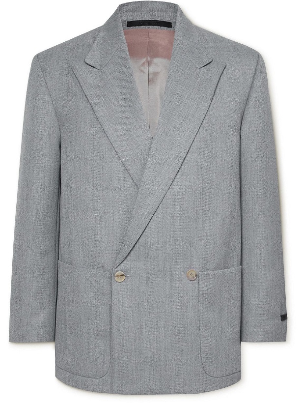 Photo: Fear of God - Double-Breasted Wool Suit Jacket - Gray