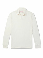 Orlebar Brown - Felix Linen-Blend Jersey Polo Shirt - Neutrals