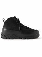 ROA - CVO Rubber-Trimmed Suede Hiking Boots - Black