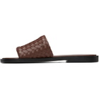 Bottega Veneta Brown Elio Sandals