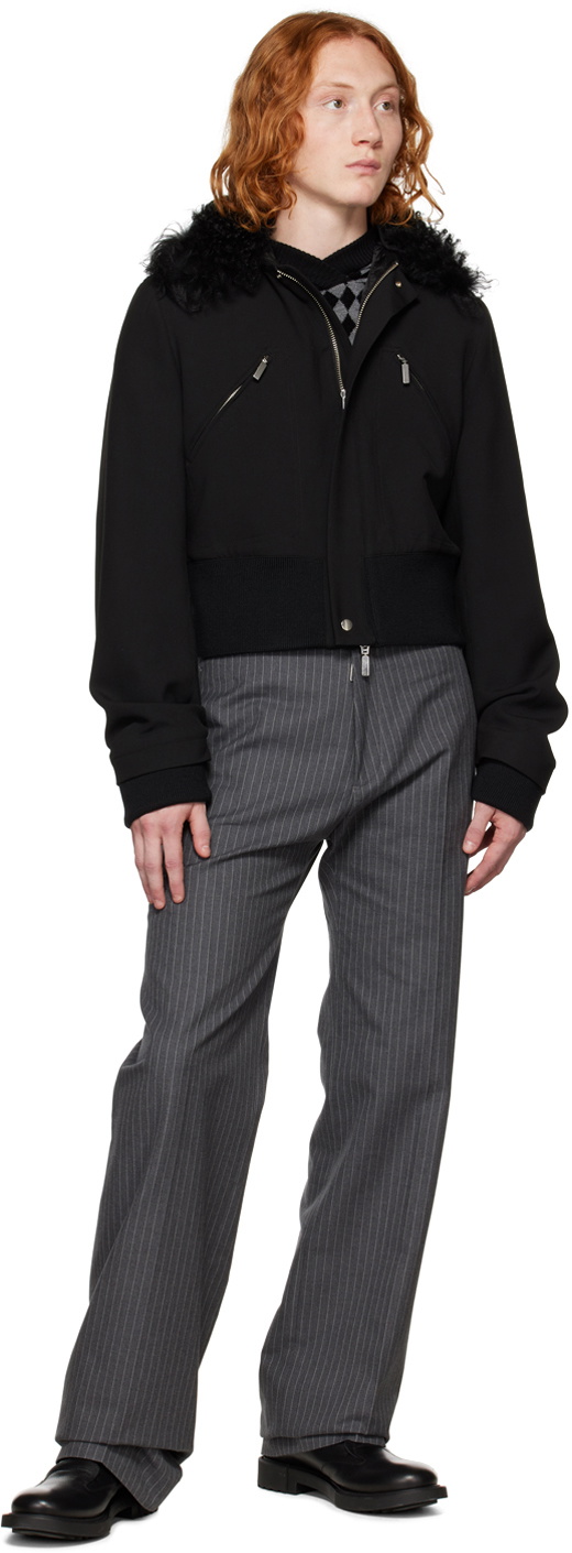 Maximilian Davis Gray Drayton Trousers