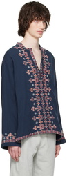 Isabel Marant Navy Cikariah Shirt