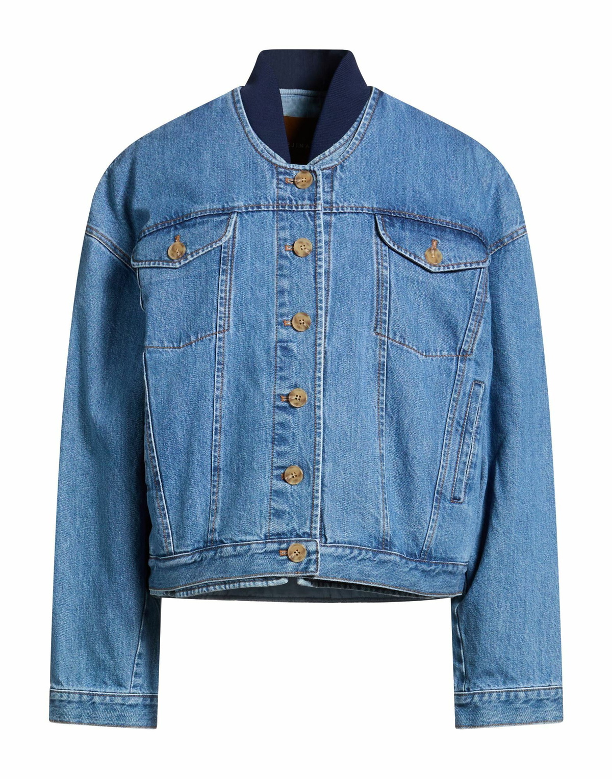 Rejina Pyo Womens Denim outerwear in Blue