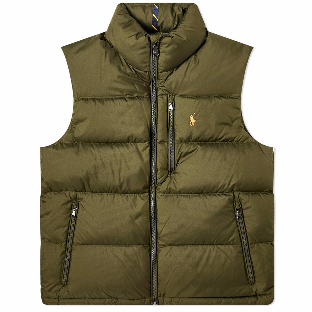 Buy Ralph Lauren Hybrid Sweater Vest - Army Olive Heather At 48