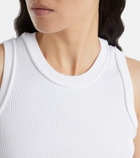 Loewe Anagram ribbed-knit tank top