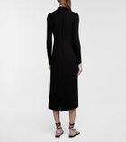 Vince - Ribbed-knit midi dress