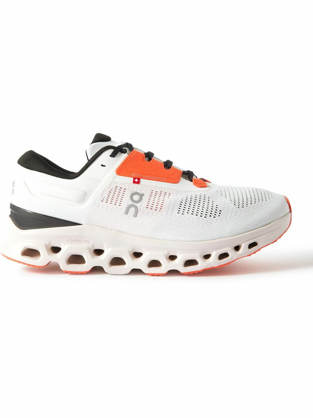 Photo: ON - Cloudstratus 3 Mesh Running Sneakers - White