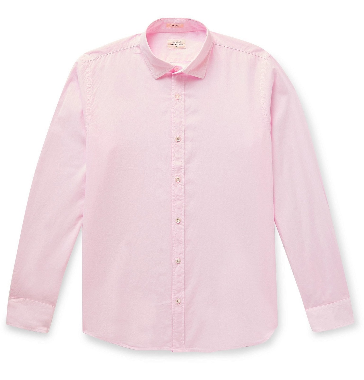 Photo: Hartford - Slim-Fit Cotton Shirt - Pink