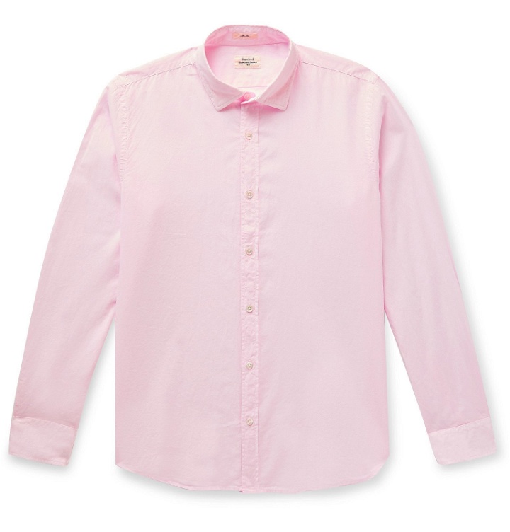 Photo: Hartford - Slim-Fit Cotton Shirt - Pink