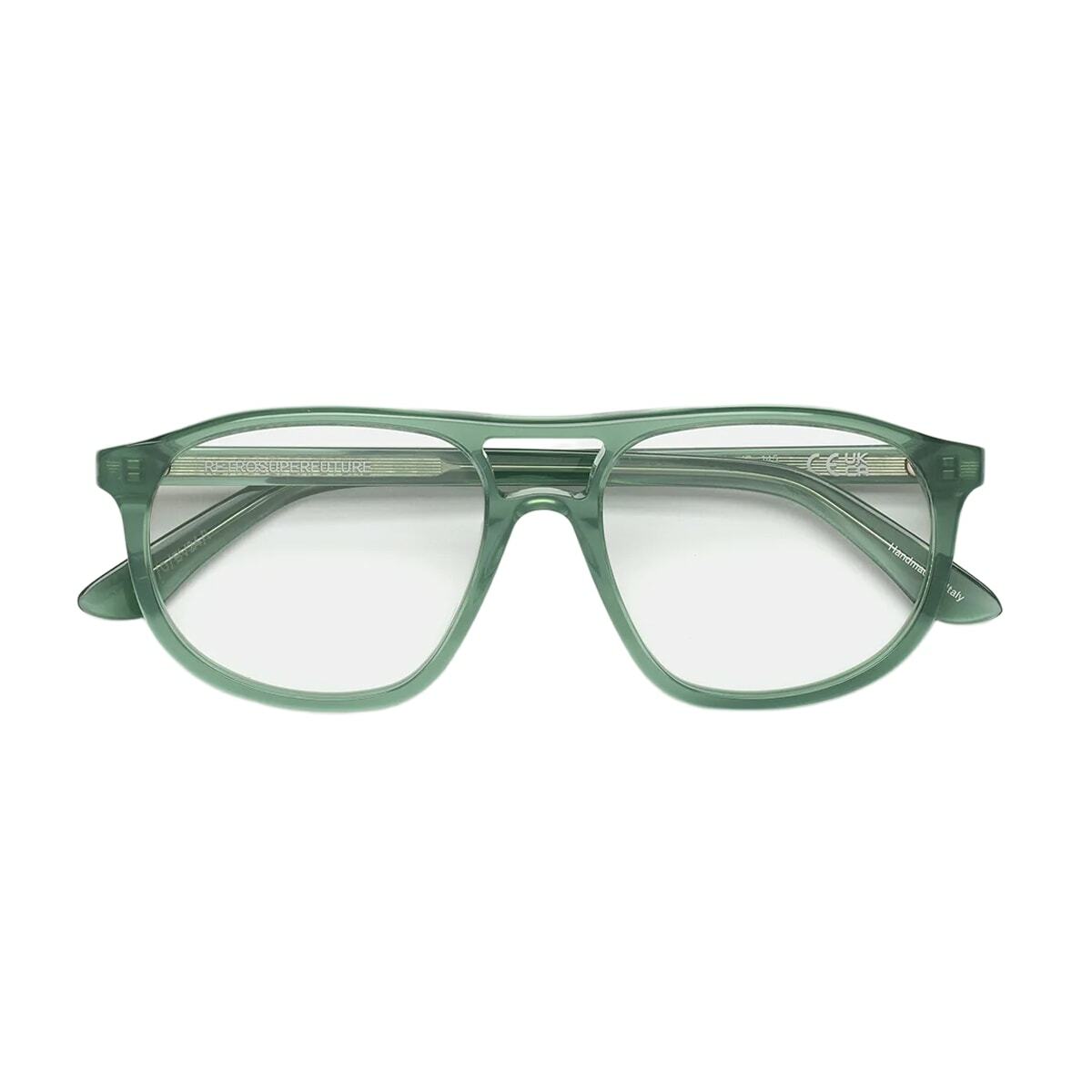 Retrosuperfuture Numero 127 Salvia Green Glasses