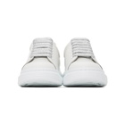 Alexander McQueen SSENSE Exclusive White Glitter Oversized Sneakers