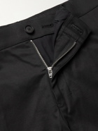 Craig Green - Cropped Slim-Fit Tapered Cotton-Blend Twill Trousers - Black