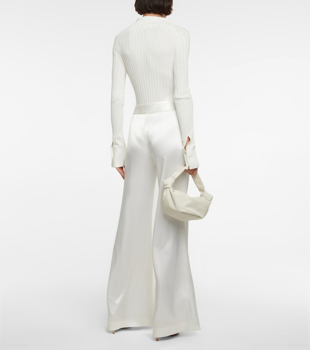 Galvan Rhea ribbed-knit bodysuit