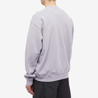 Sporty & Rich Men's Wellness Ivy Crew Sweat in Faded Lilac/White