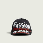 Navinder Nangla Fassion Weak Trucker Cap in Black/White/Red