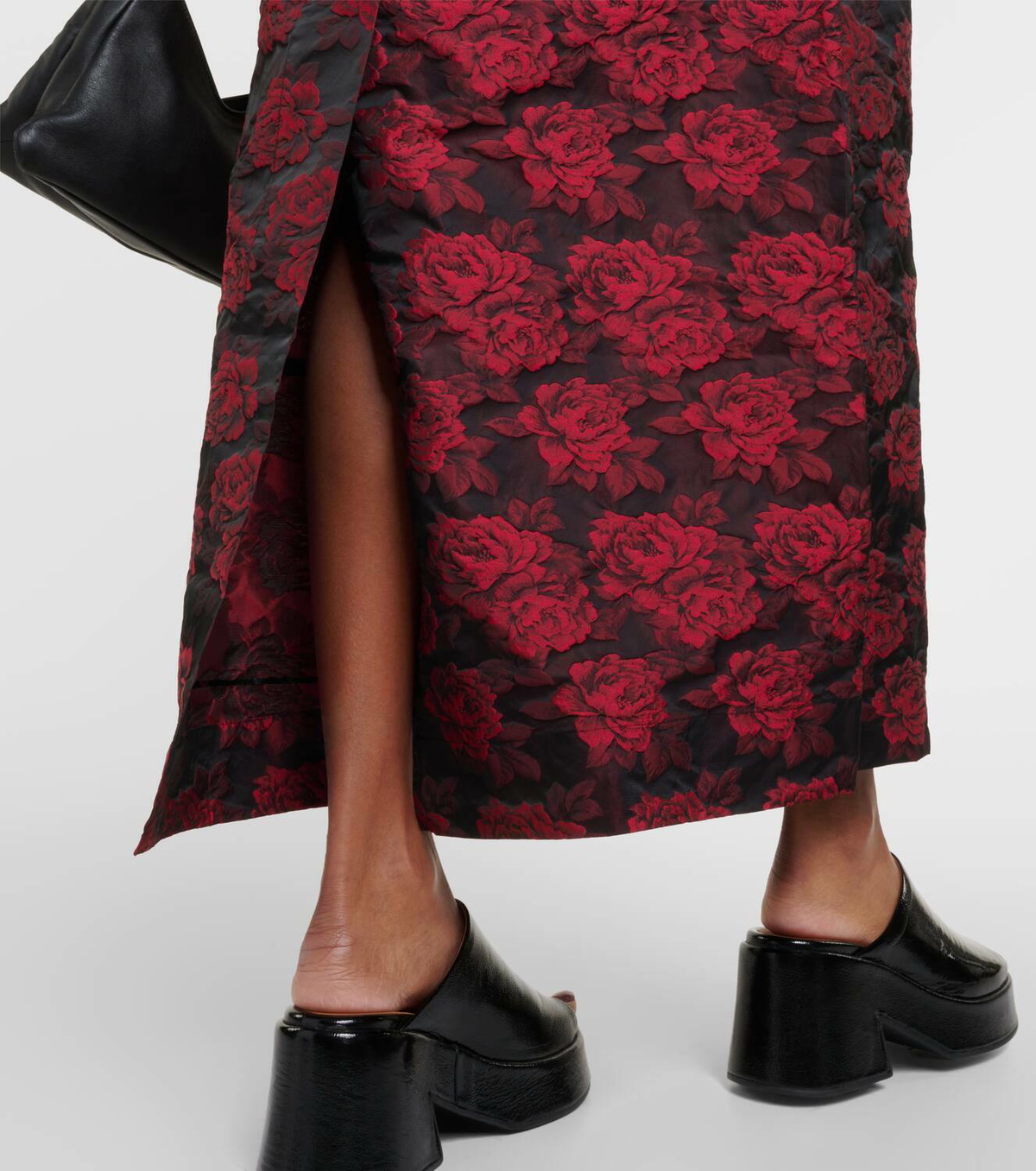 Ganni Floral jacquard maxi skirt GANNI