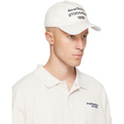 Acne Studios Off-White '1996' Logo Baseball Cap