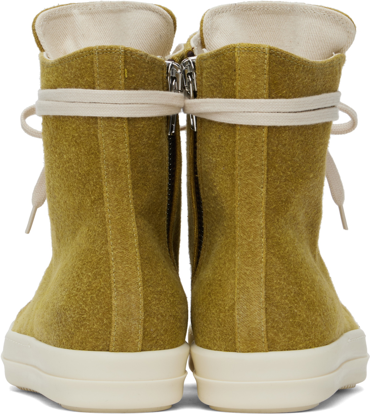 RICK OWENS☆関税込み☆イエロー Porterville Sneaks スニーカー Rick Owens Yellow Porterville Jumbolaced Sneakers Rick Owens