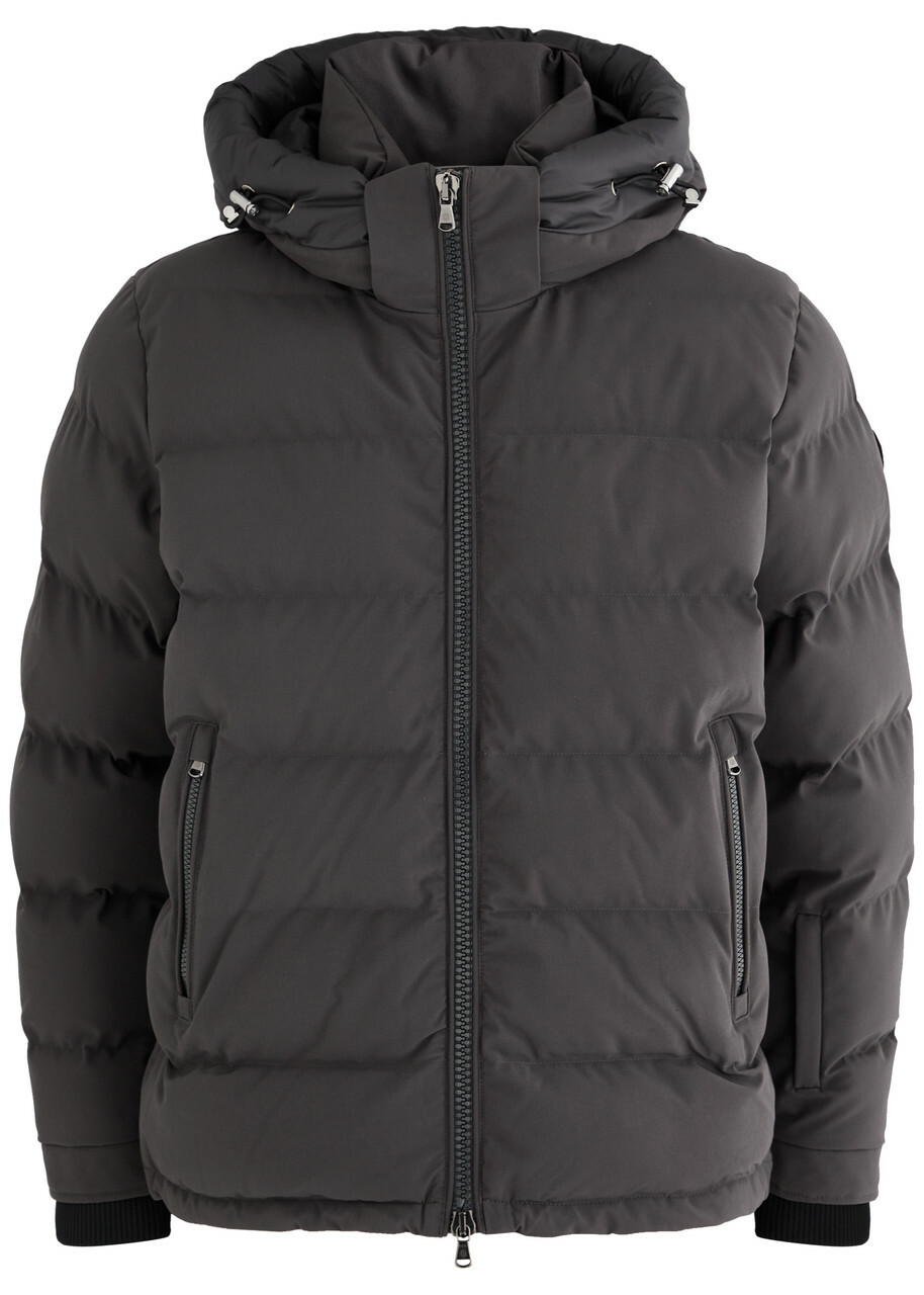 Sandbanks Banks Quilted Shell Jacket Charcoal