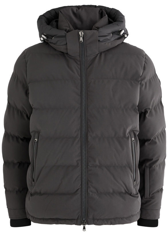Photo: Sandbanks Banks Quilted Shell Jacket Charcoal