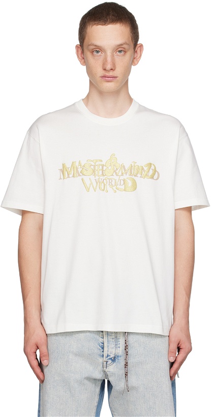 Photo: mastermind WORLD White Glitter T-Shirt
