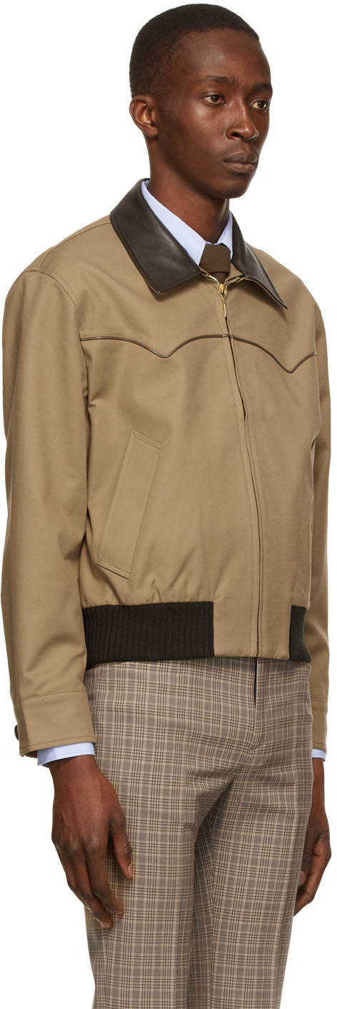 Ernest W. Baker Beige Harrington Jacket Ernest W. Baker