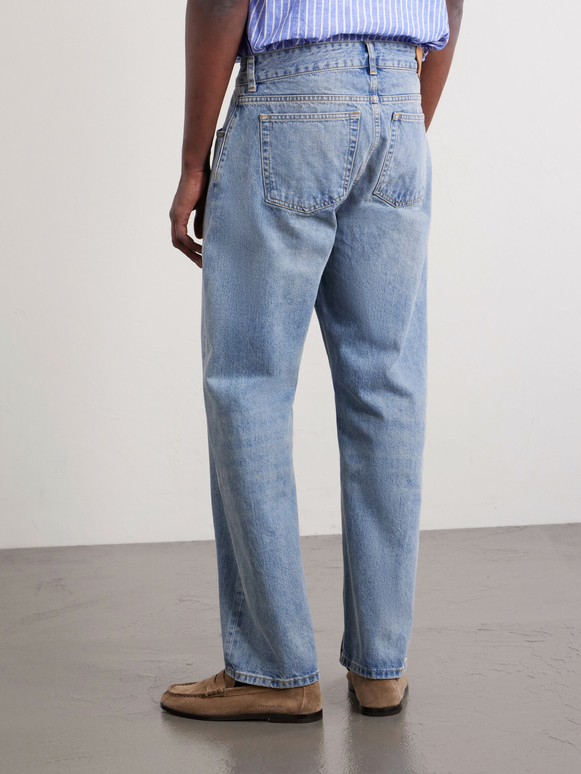Corridor - Straight-Leg Organic Jeans - Blue