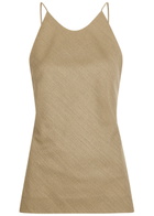 Calvin Klein Erin Wool-blend top Light Brown