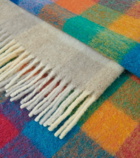 Acne Studios - Checked alpaca wool-blend blanket