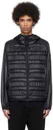 Moncler Black Luseney Down Jacket