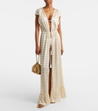 Melissa Odabash Stevie lamé kaftan