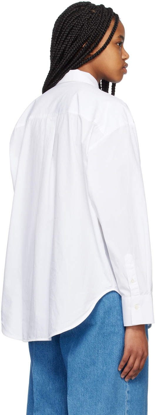 Teurn Studios White Droptail Shirt