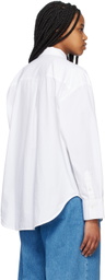 Teurn Studios White Droptail Shirt