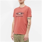 RRL Men's Graphic T-Shirt in Vintage Orange