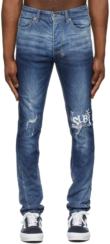 Photo: Ksubi Blue Chitch Vertigo Smoke Jeans