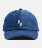 Ruslan Baginskiy RB embellished denim baseball cap