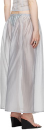 BELLE Gray Rhea Maxi Skirt