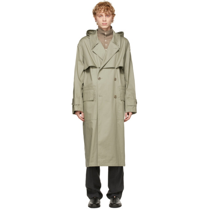 Photo: Lemaire Grey Technical Trench Coat