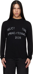 HELIOT EMIL Black Overo L/S T-shirt