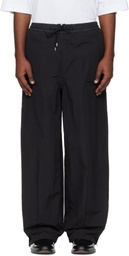 Toga Virilis Black Ripstop Trousers