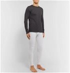 Sunspel - Thermal Jersey Pyjama T-Shirt - Gray